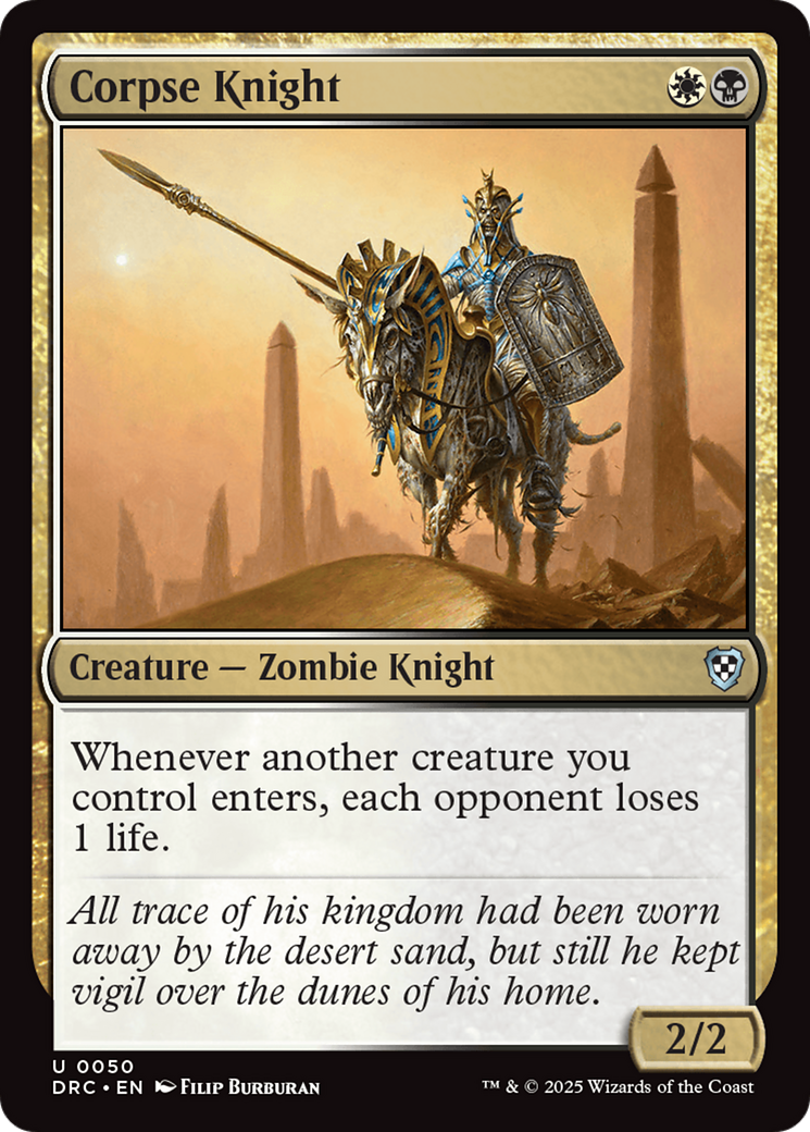 Corpse Knight [Aetherdrift Commander] | Empire Gaming NC