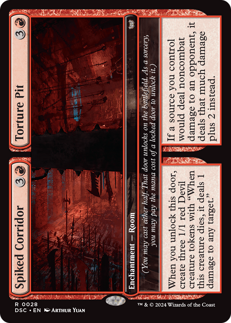 Spiked Corridor // Torture Pit [Duskmourn: House of Horror Commander] | Empire Gaming NC
