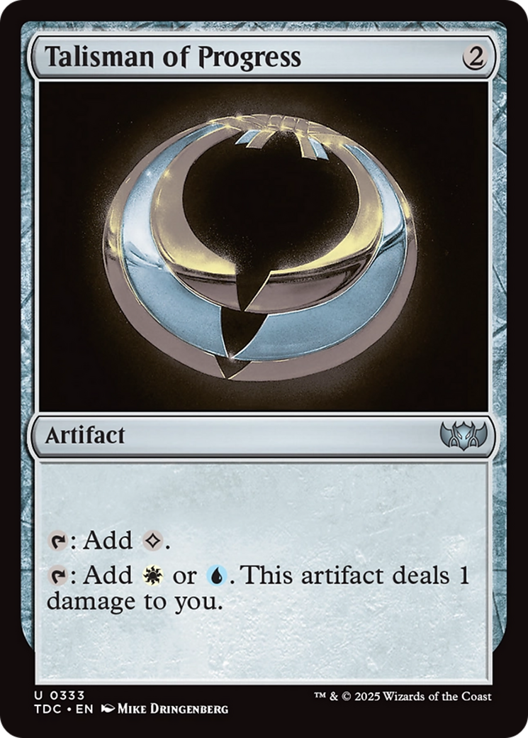 Talisman of Progress [Tarkir: Dragonstorm Commander] | Empire Gaming NC