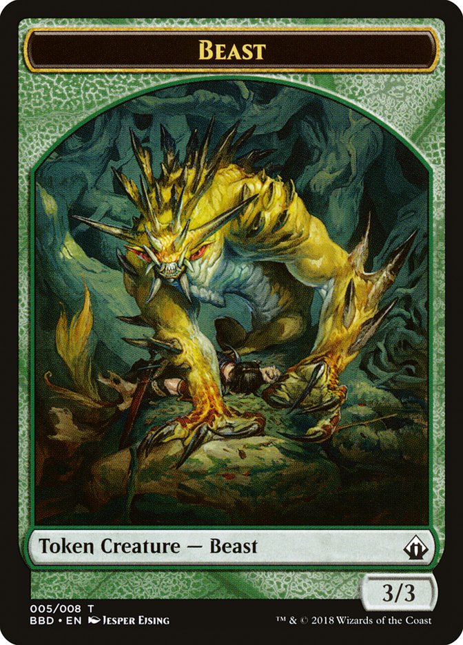 Beast Token [Battlebond Tokens] | Empire Gaming NC