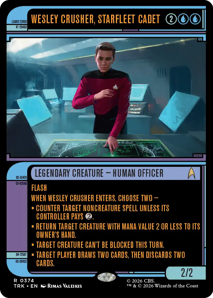 Wesley Crusher, Starfleet Cadet (Showcase) [Star Trek] | Empire Gaming NC