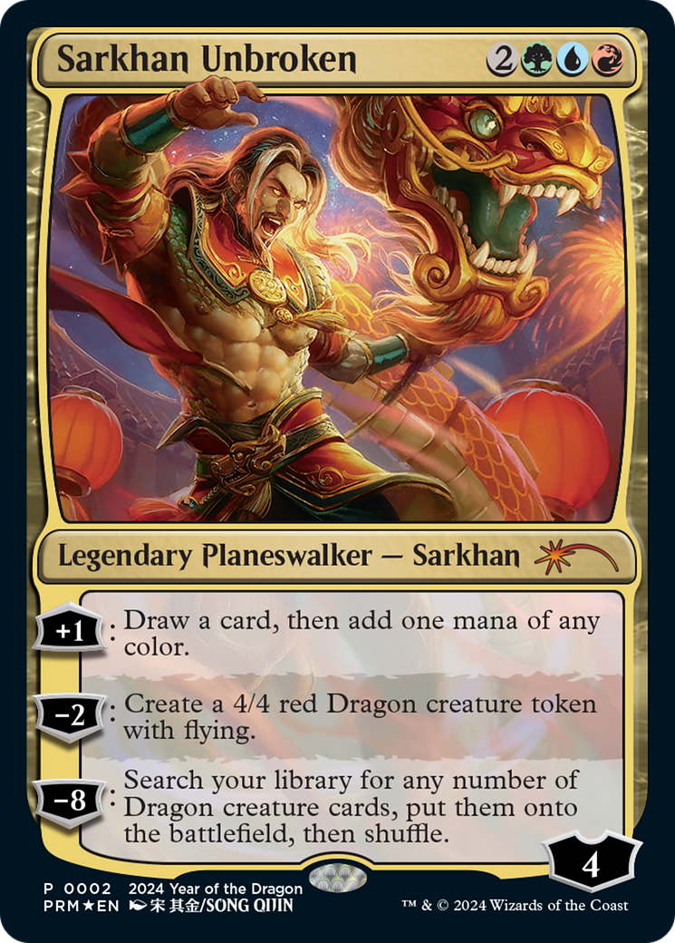 Sarkhan Unbroken (Year of the Dragon 2024) [Standard Showdown Promos] | Empire Gaming NC