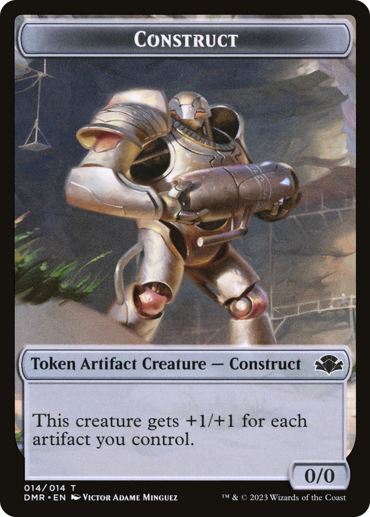 Construct Token [Dominaria Remastered Tokens] | Empire Gaming NC