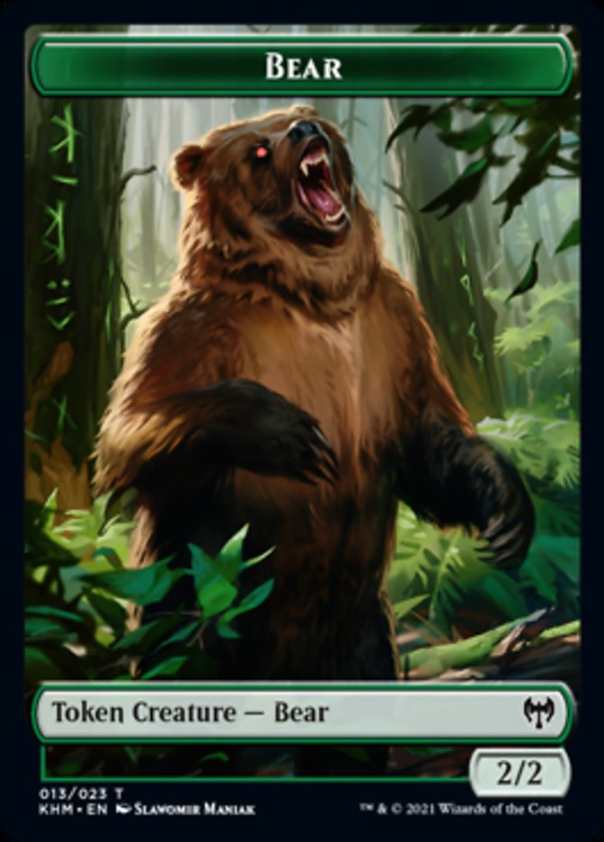 Bear Token [Kaldheim Tokens] | Empire Gaming NC