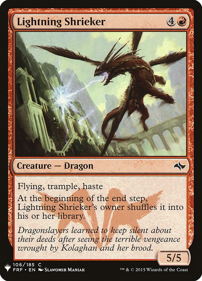 Lightning Shrieker [Mystery Booster] | Empire Gaming NC