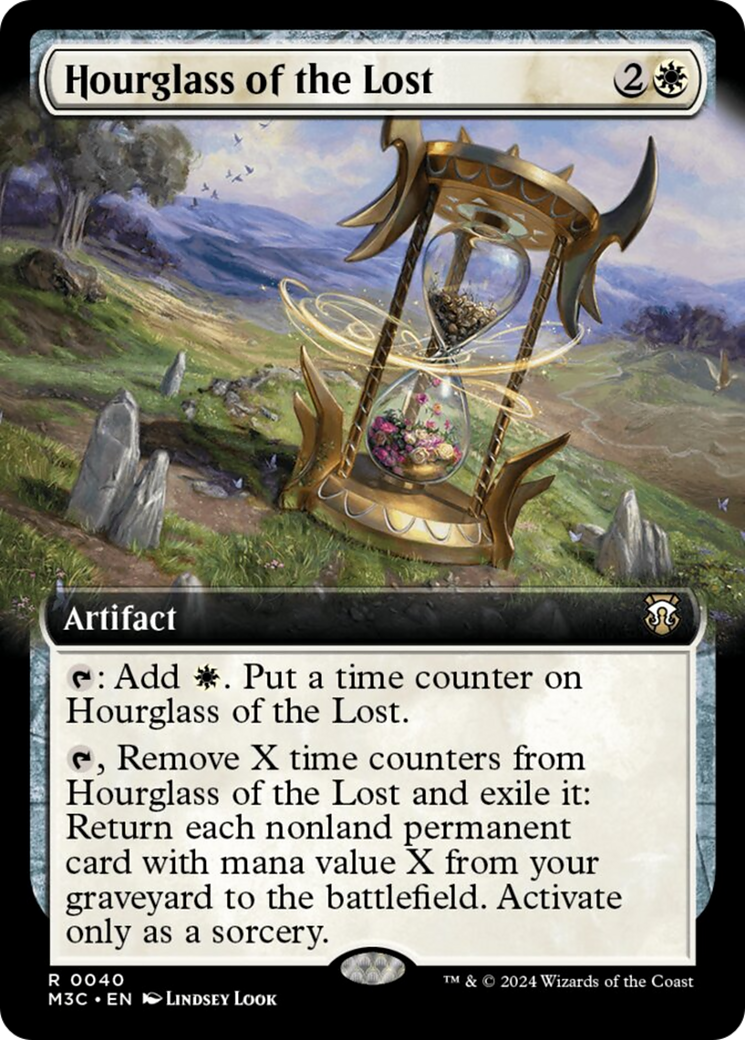 Hourglass of the Lost (Extended Art) [Modern Horizons 3 Commander] | Empire Gaming NC