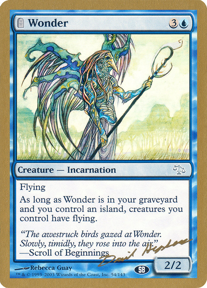 Wonder (Dave Humpherys) (SB) [World Championship Decks 2003] | Empire Gaming NC