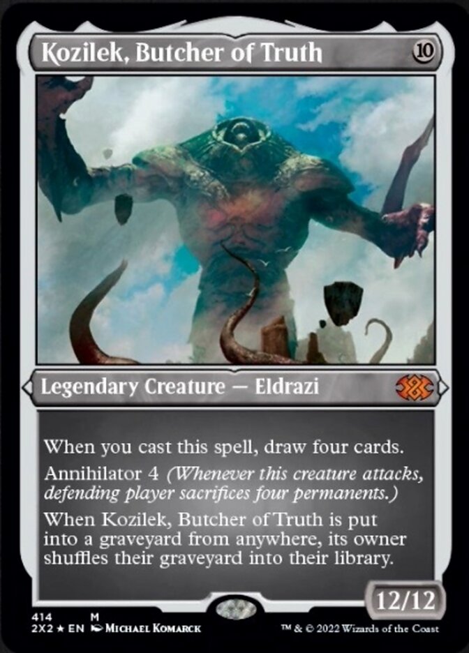 Kozilek, Butcher of Truth (Foil Etched) [Double Masters 2022] | Empire Gaming NC