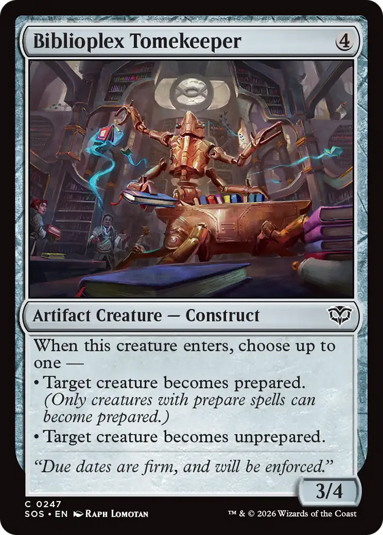 Biblioplex Tomekeeper [Secrets of Strixhaven] | Empire Gaming NC