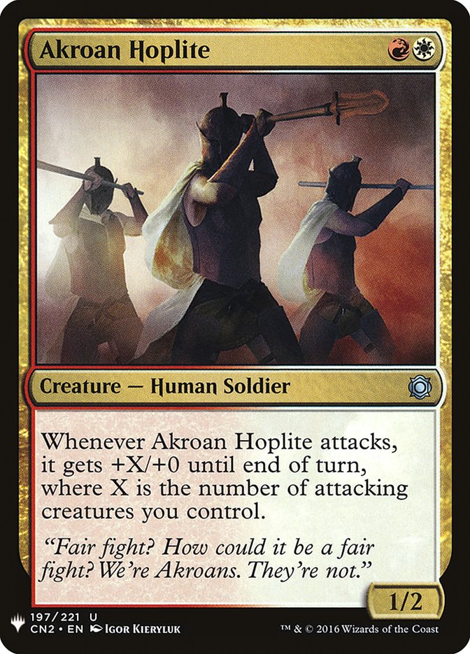 Akroan Hoplite [Mystery Booster] | Empire Gaming NC