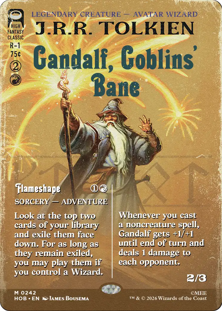 Gandalf, Goblins' Bane (Borderless) [The Hobbit] | Empire Gaming NC