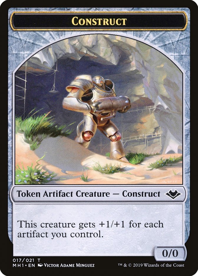 Goblin (010) // Construct (017) Double-Sided Token [Modern Horizons Tokens] | Empire Gaming NC