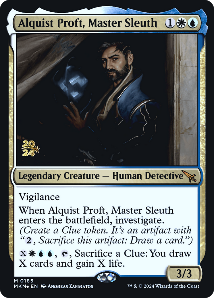 Alquist Proft, Master Sleuth [Murders at Karlov Manor Prerelease Promos] | Empire Gaming NC