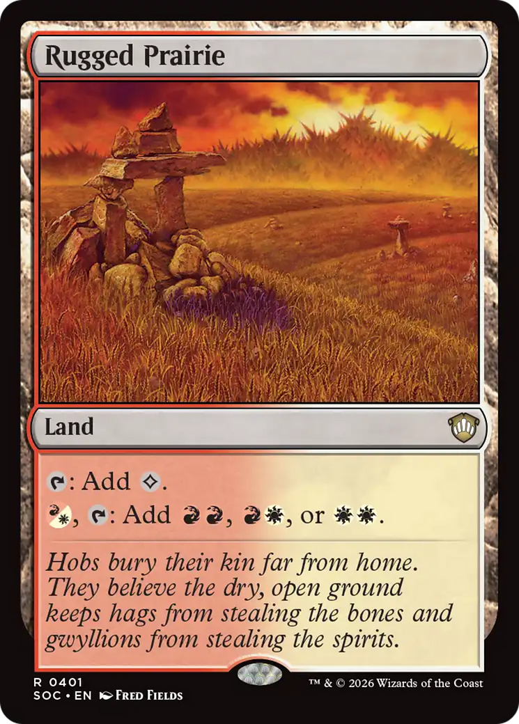 Rugged Prairie [Secrets of Strixhaven Commander] | Empire Gaming NC