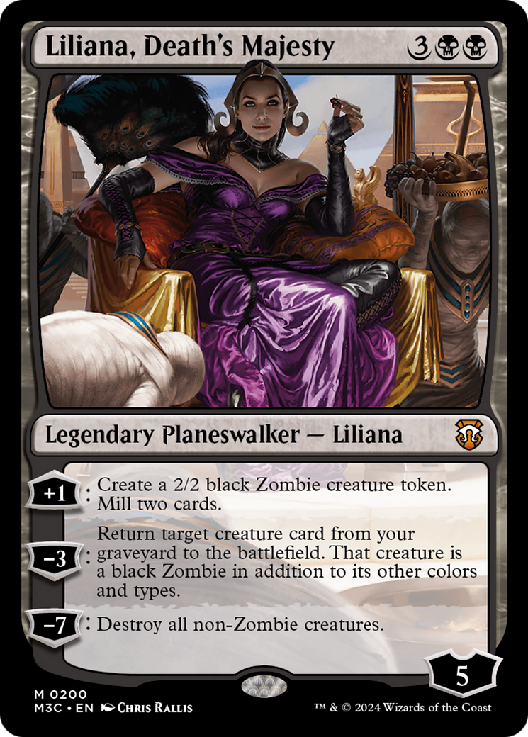 Liliana, Death's Majesty (Ripple Foil) [Modern Horizons 3 Commander] | Empire Gaming NC