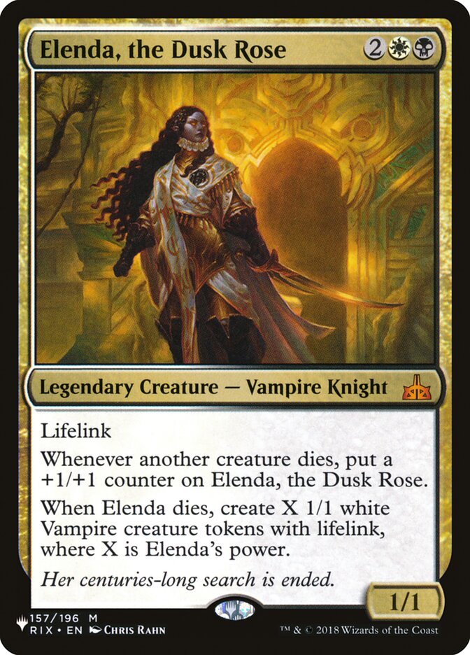 Elenda, the Dusk Rose [The List] | Empire Gaming NC