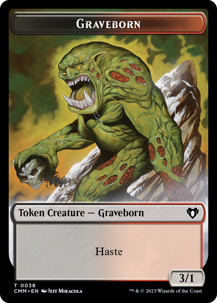 Thopter // Graveborn Double-Sided Token [Commander Masters Tokens] | Empire Gaming NC