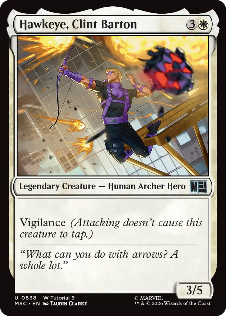 Hawkeye, Clint Barton (0838) [Marvel Super Heroes Commander] | Empire Gaming NC