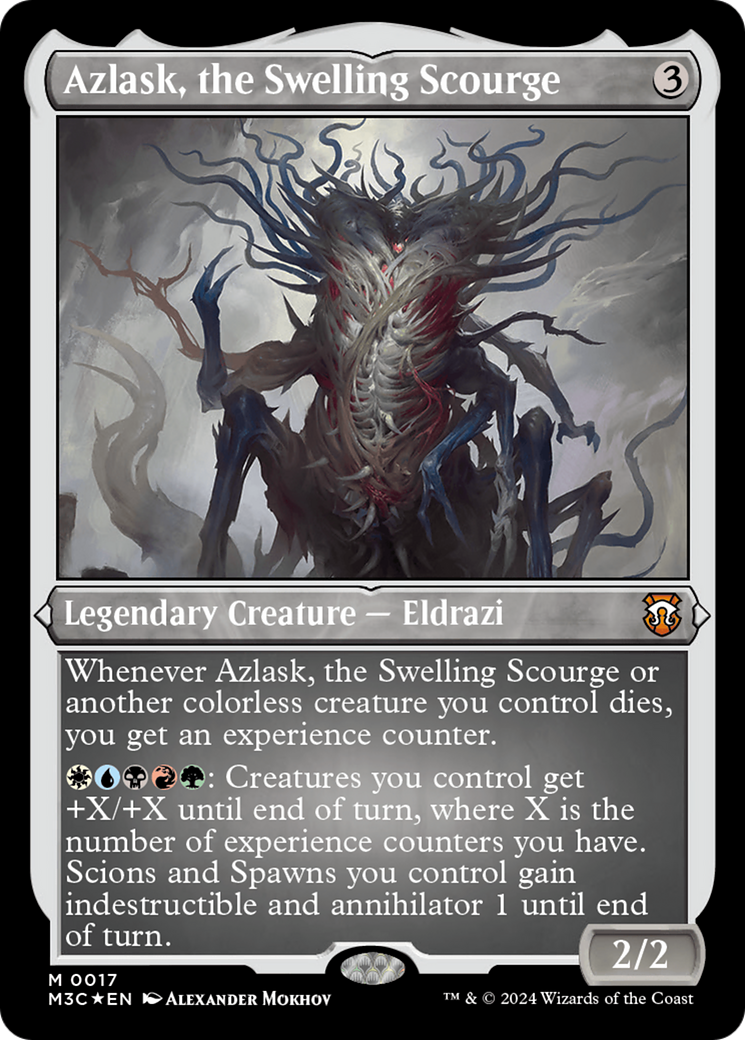 Azlask, the Swelling Scourge (Foil Etched) [Modern Horizons 3 Commander] | Empire Gaming NC