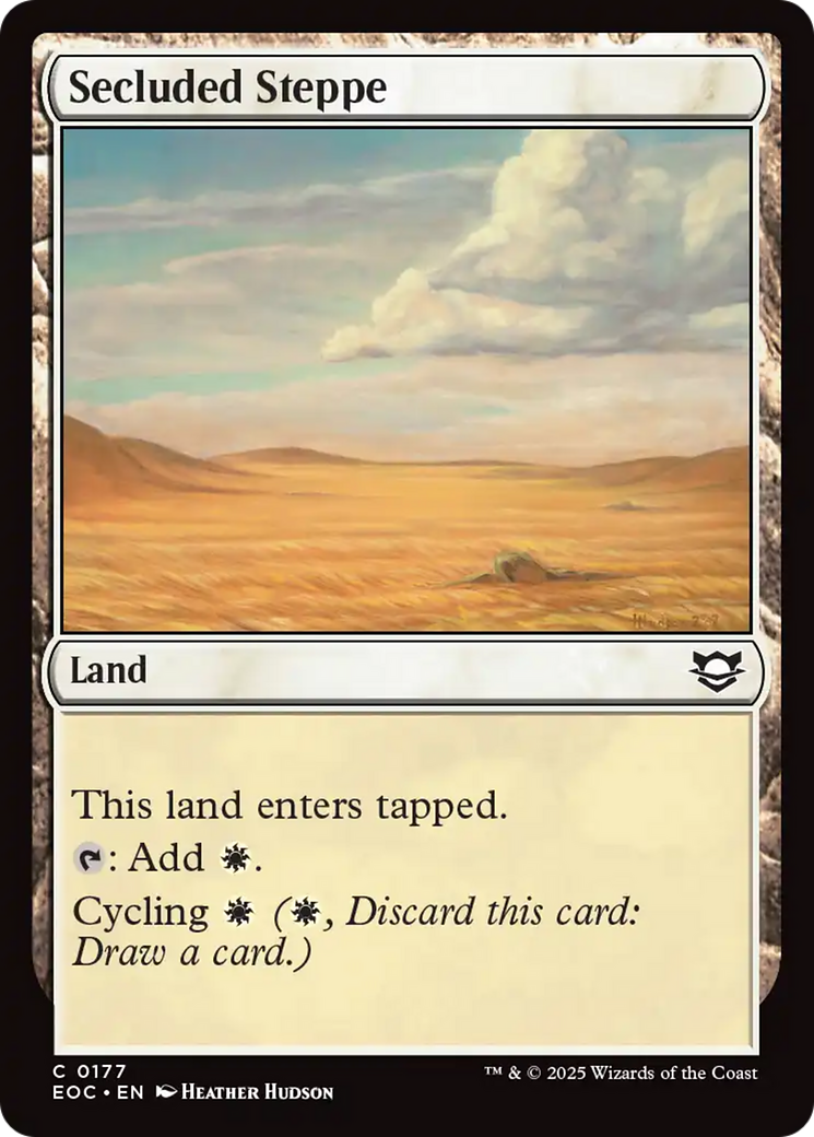 Secluded Steppe [Edge of Eternities Commander] | Empire Gaming NC