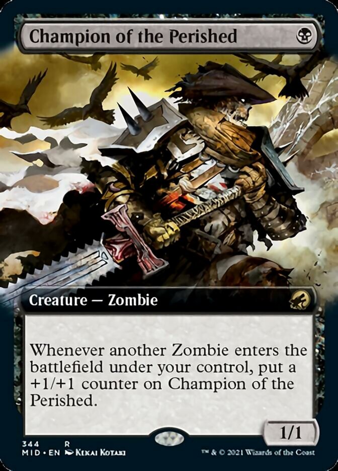Champion of the Perished (Extended Art) [Innistrad: Midnight Hunt] | Empire Gaming NC