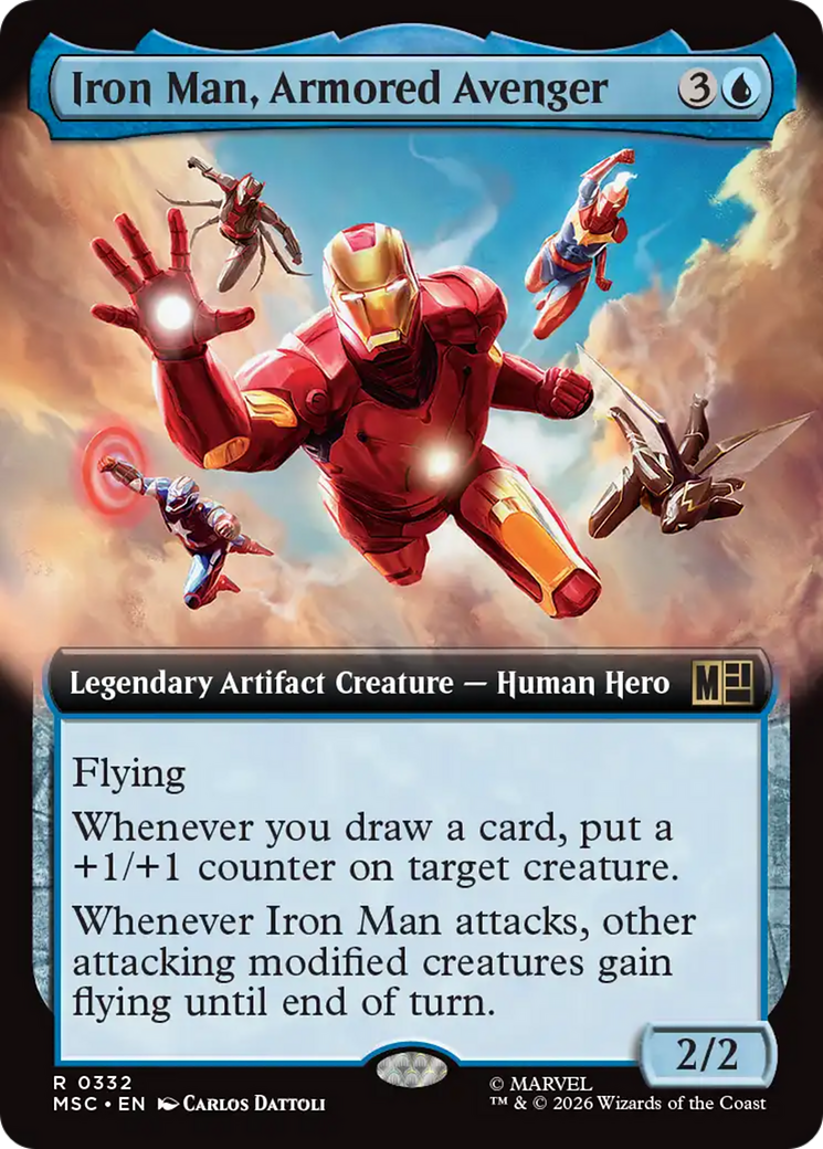 Iron Man, Armored Avenger (Extended Art) [Marvel Super Heroes Commander] | Empire Gaming NC