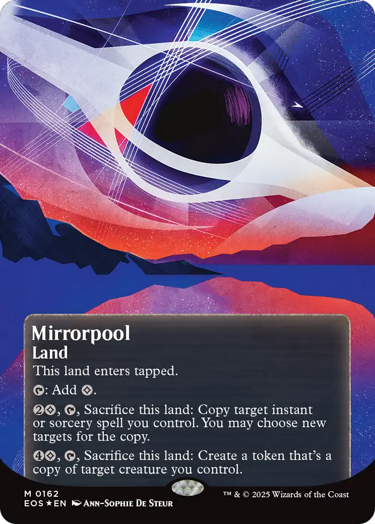 Mirrorpool (0162) (Borderless) (Galaxy Foil) [Edge of Eternities: Stellar Sights] | Empire Gaming NC