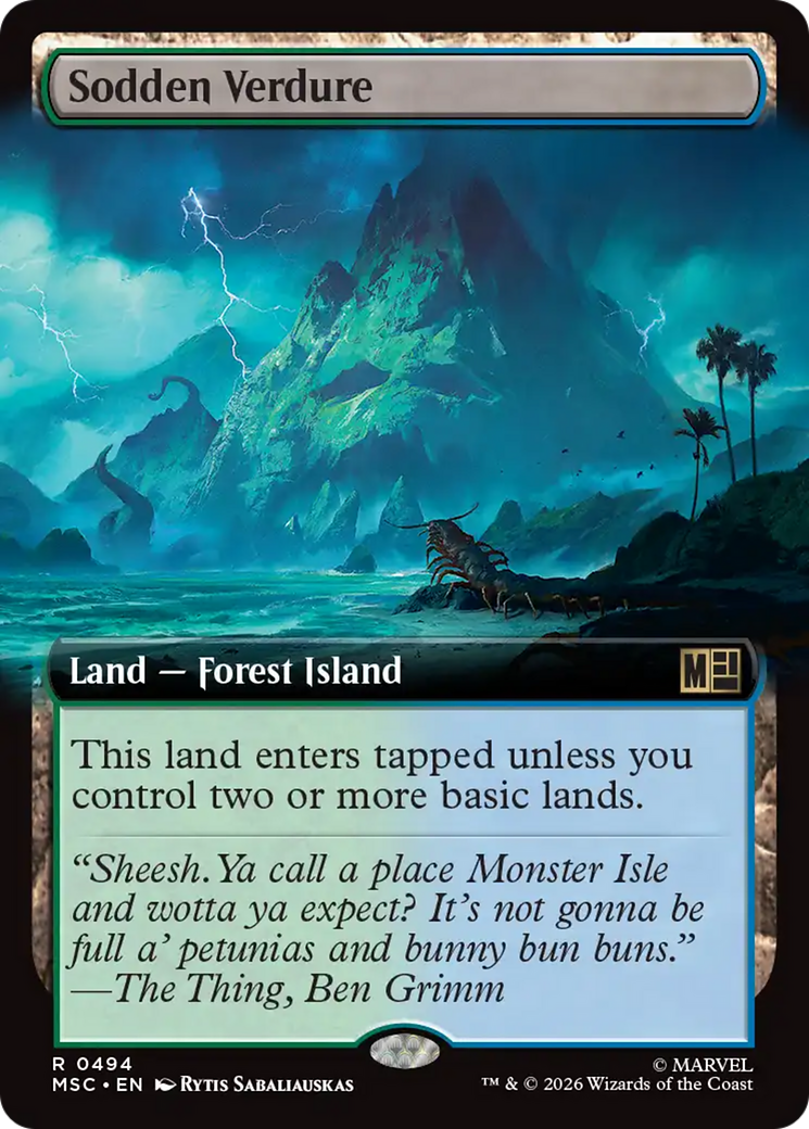 Sodden Verdure (Extended Art) [Marvel Super Heroes Commander] | Empire Gaming NC