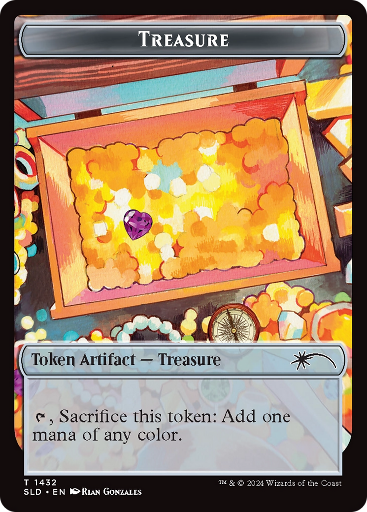 Treasure Token (1432) (Rainbow Foil) [Secret Lair Drop Series] | Empire Gaming NC