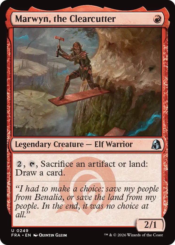 Marwyn, the Clearcutter [Reality Fracture] | Empire Gaming NC