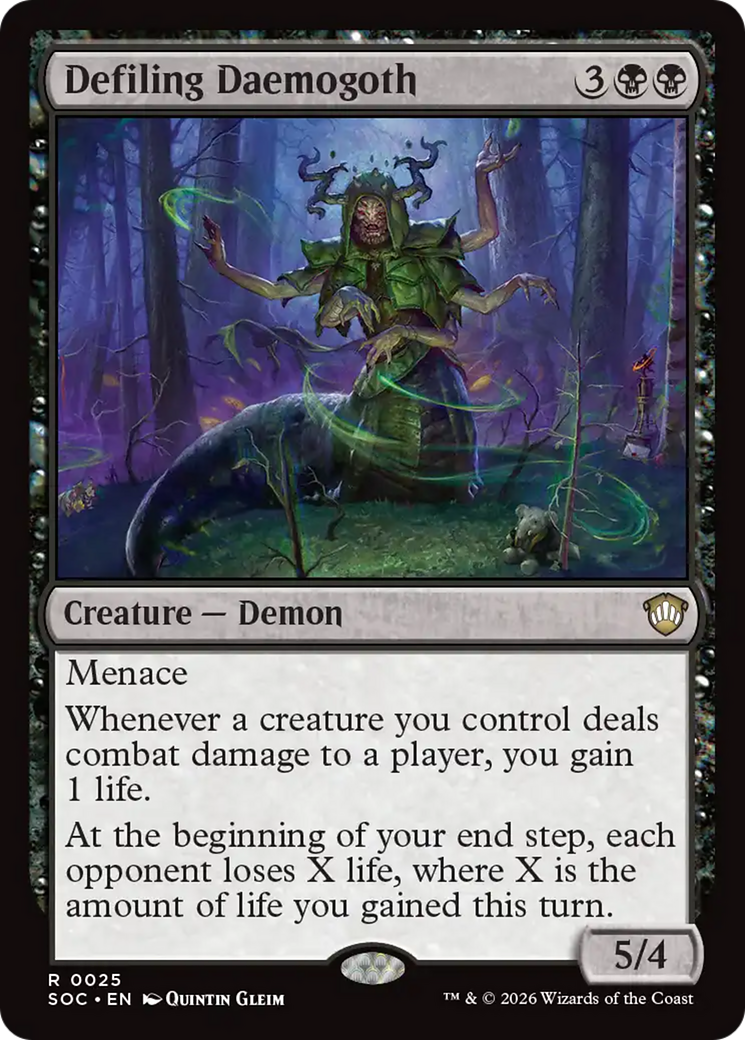 Defiling Daemogoth [Secrets of Strixhaven Commander] | Empire Gaming NC