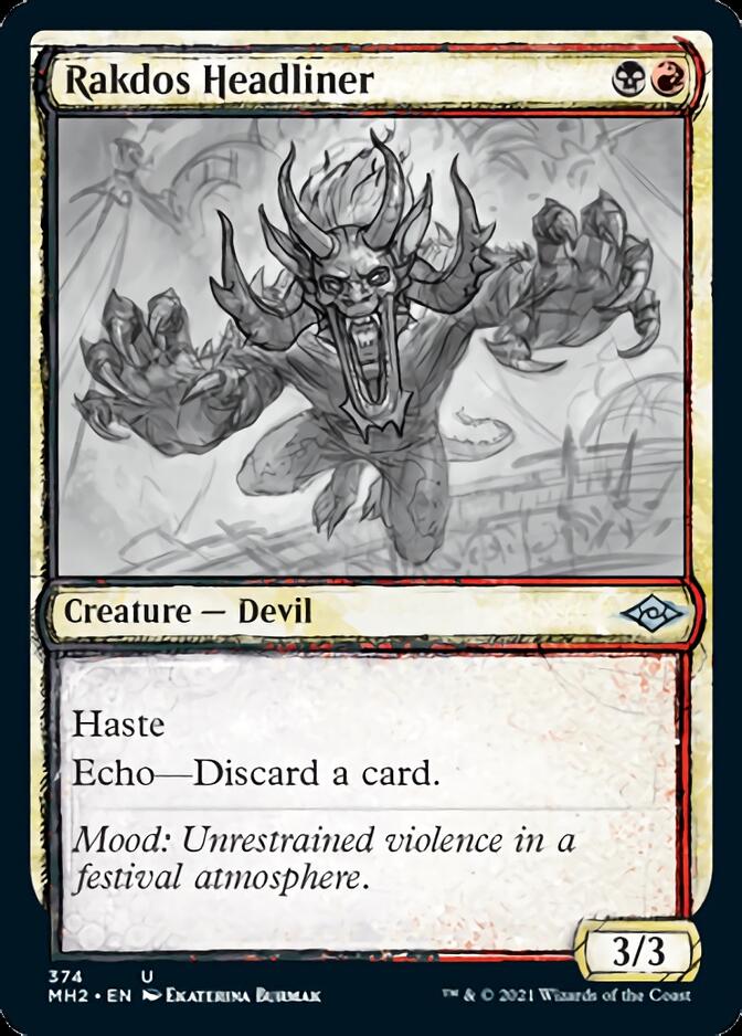 Rakdos Headliner (Sketch) [Modern Horizons 2] | Empire Gaming NC