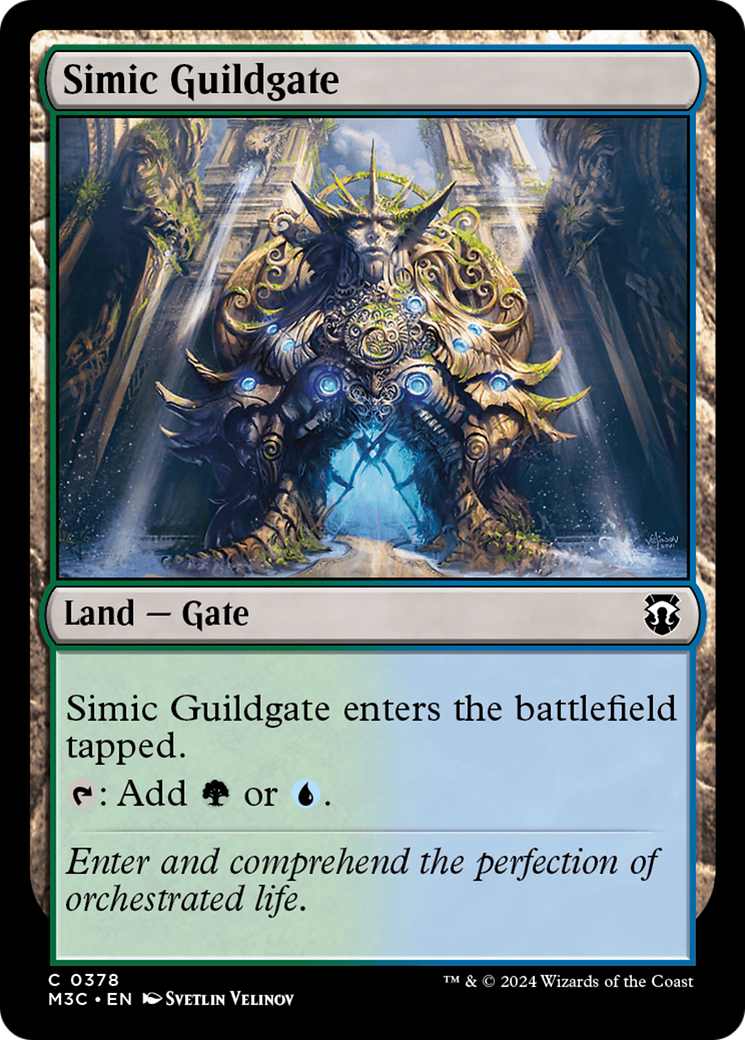 Simic Guildgate (Ripple Foil) [Modern Horizons 3 Commander] | Empire Gaming NC
