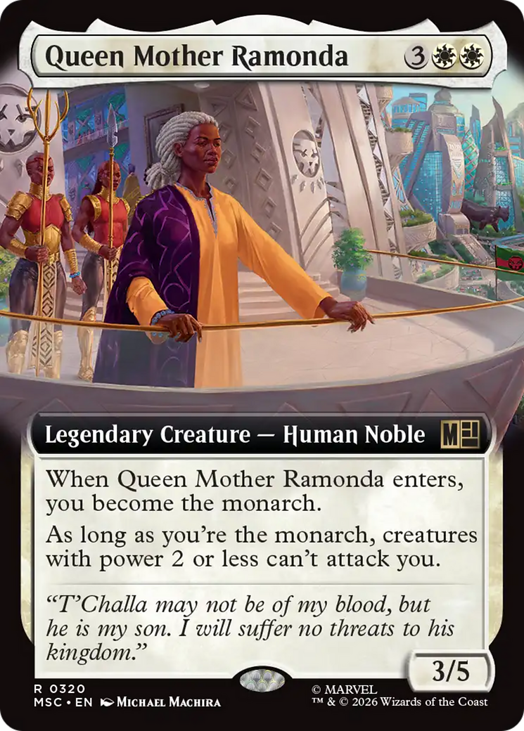 Queen Mother Ramonda (Extended Art) [Marvel Super Heroes Commander] | Empire Gaming NC
