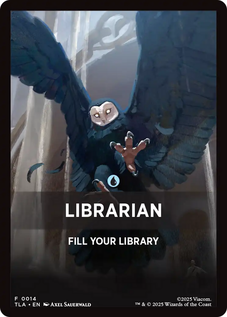 Librarian Theme Card [Avatar: The Last Airbender Tokens] | Empire Gaming NC