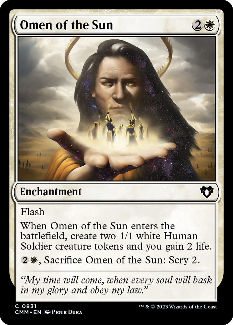 Omen of the Sun [Commander Masters] | Empire Gaming NC