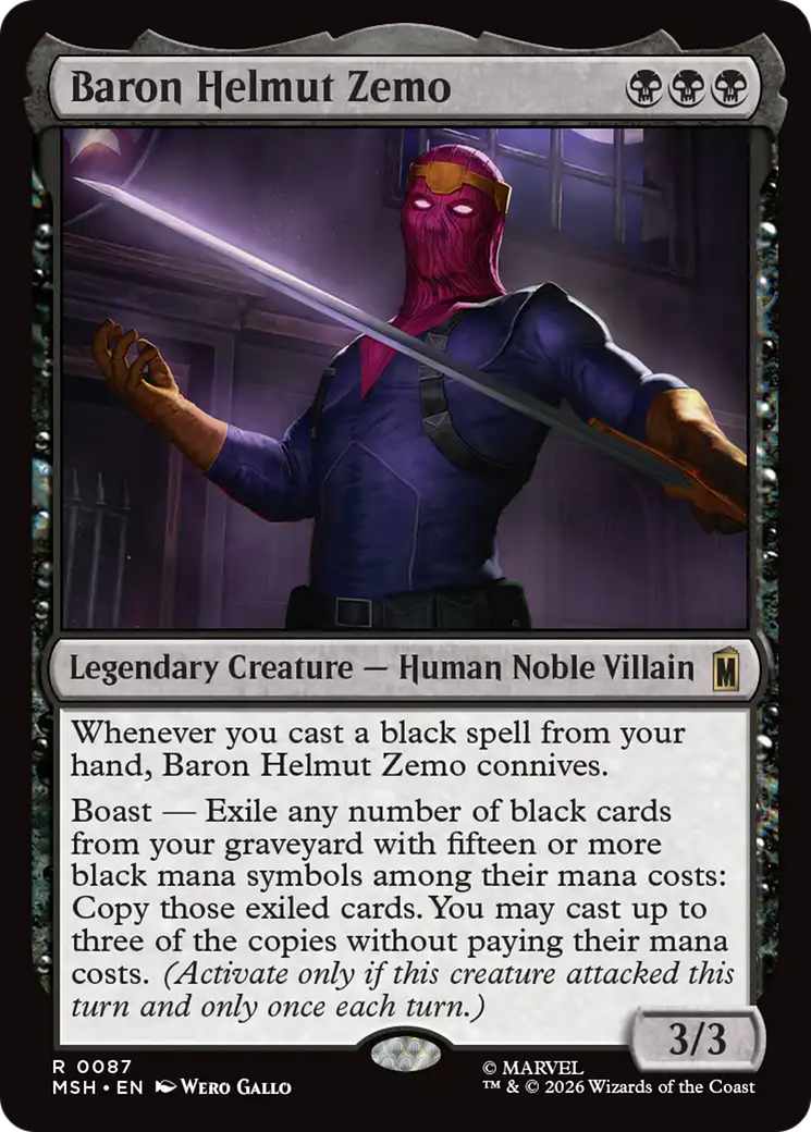 Baron Helmut Zemo [Marvel Super Heroes] | Empire Gaming NC