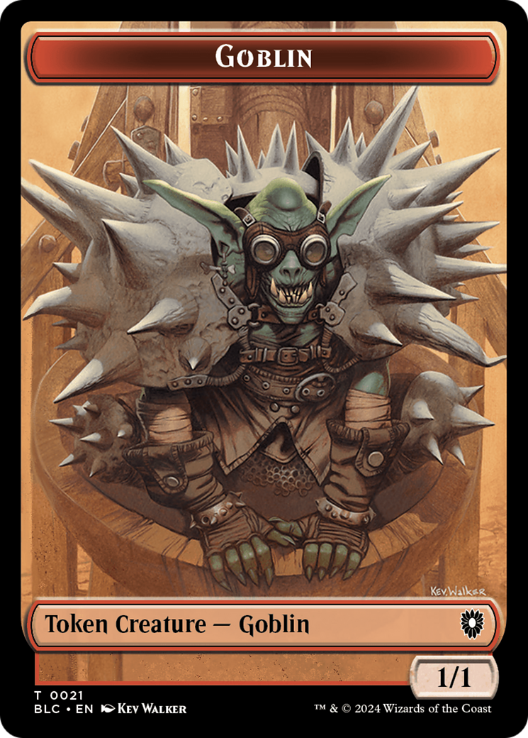 Illusion // Goblin Double-Sided Token [Bloomburrow Commander Tokens] | Empire Gaming NC