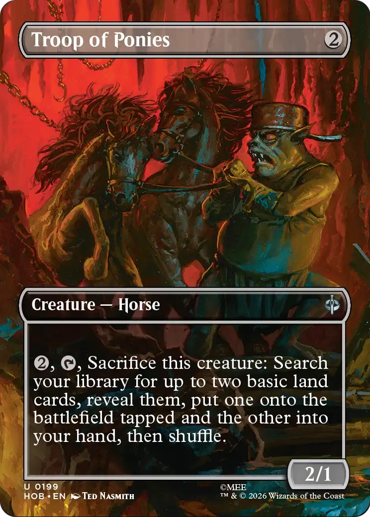 Troop of Ponies (Borderless) [The Hobbit] | Empire Gaming NC