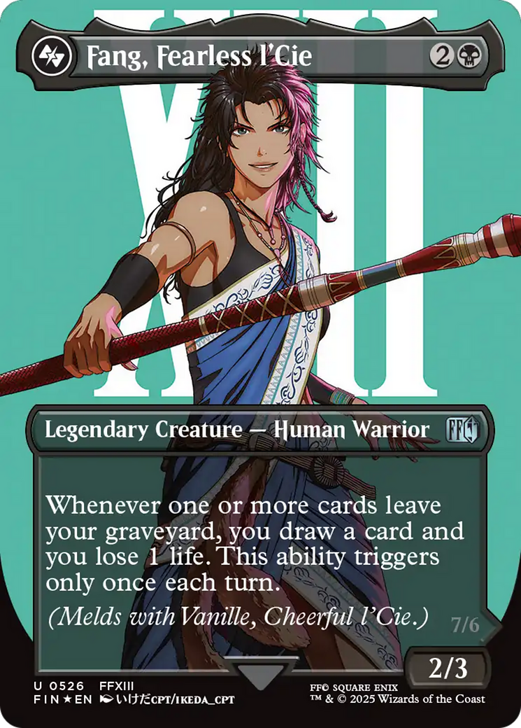 Fang, Fearless l'Cie (Borderless) (Surge Foil) [FINAL FANTASY] | Empire Gaming NC