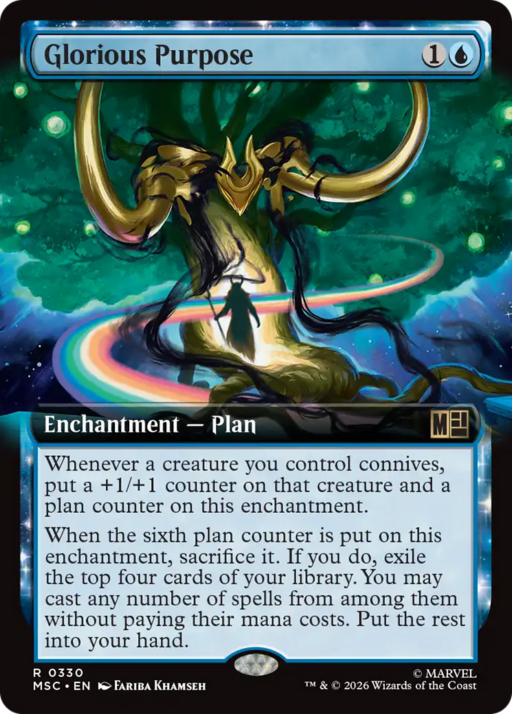 Glorious Purpose (Extended Art) [Marvel Super Heroes Commander] | Empire Gaming NC