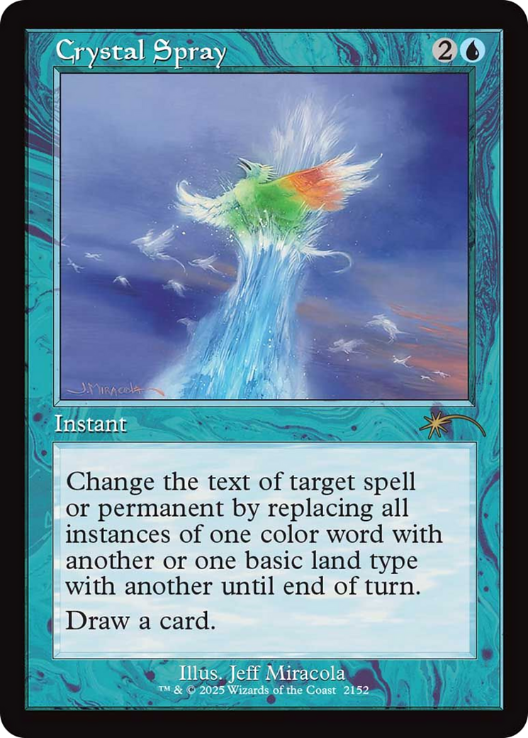 Crystal Spray (Retro Frame) [Secret Lair Drop Series] | Empire Gaming NC