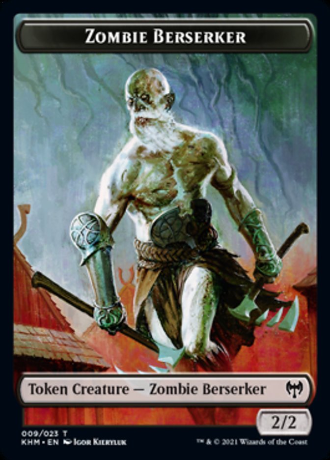 Zombie Berserker Token [Kaldheim Tokens] | Empire Gaming NC