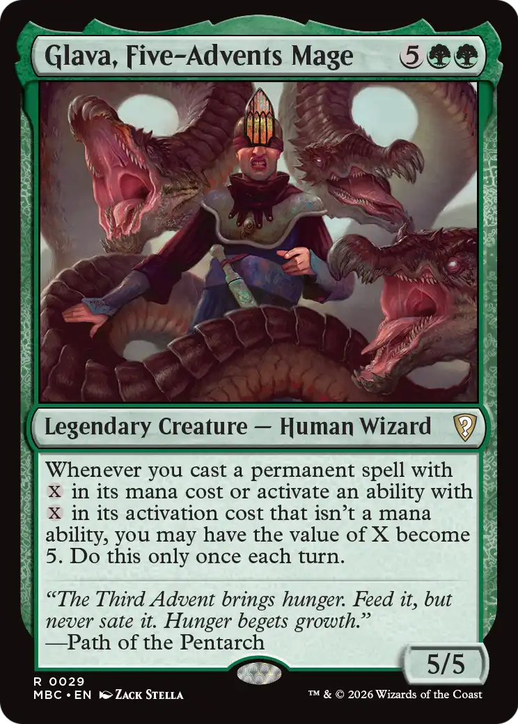 Glava, Five-Advents Mage [Mystery Booster: Commander Edition] | Empire Gaming NC