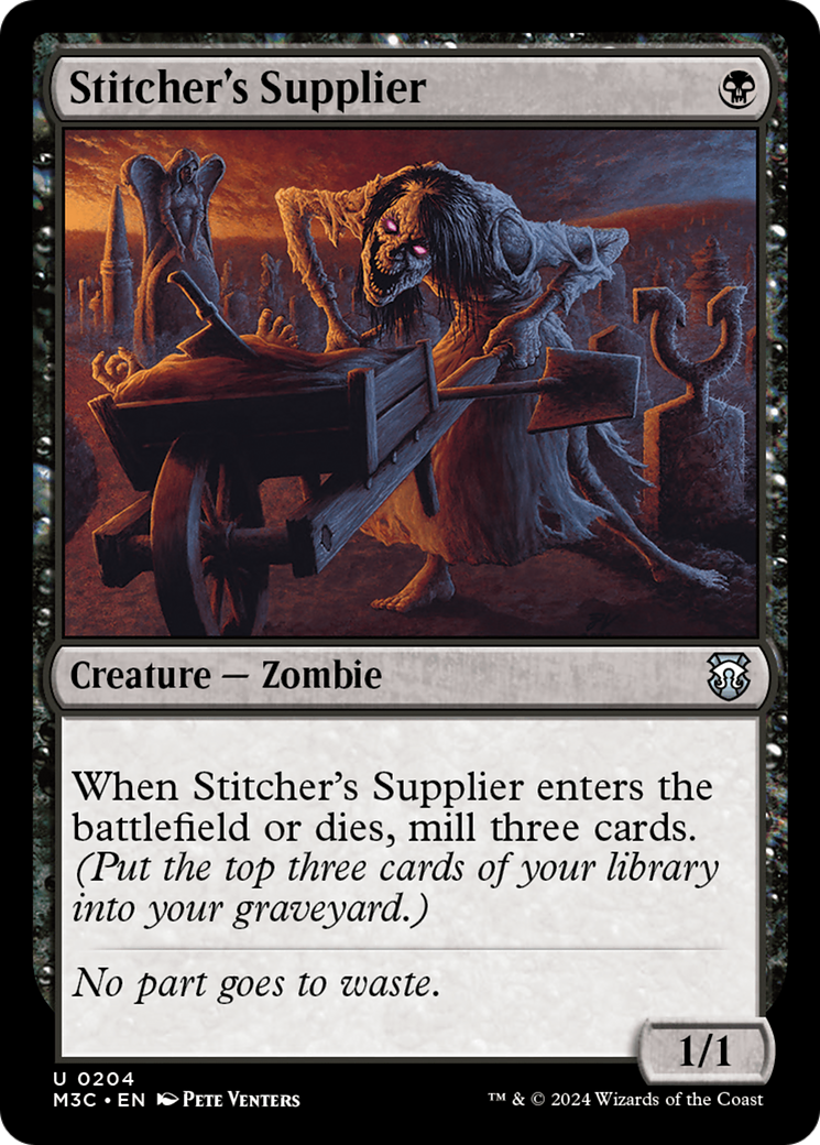 Stitcher's Supplier (Ripple Foil) [Modern Horizons 3 Commander] | Empire Gaming NC