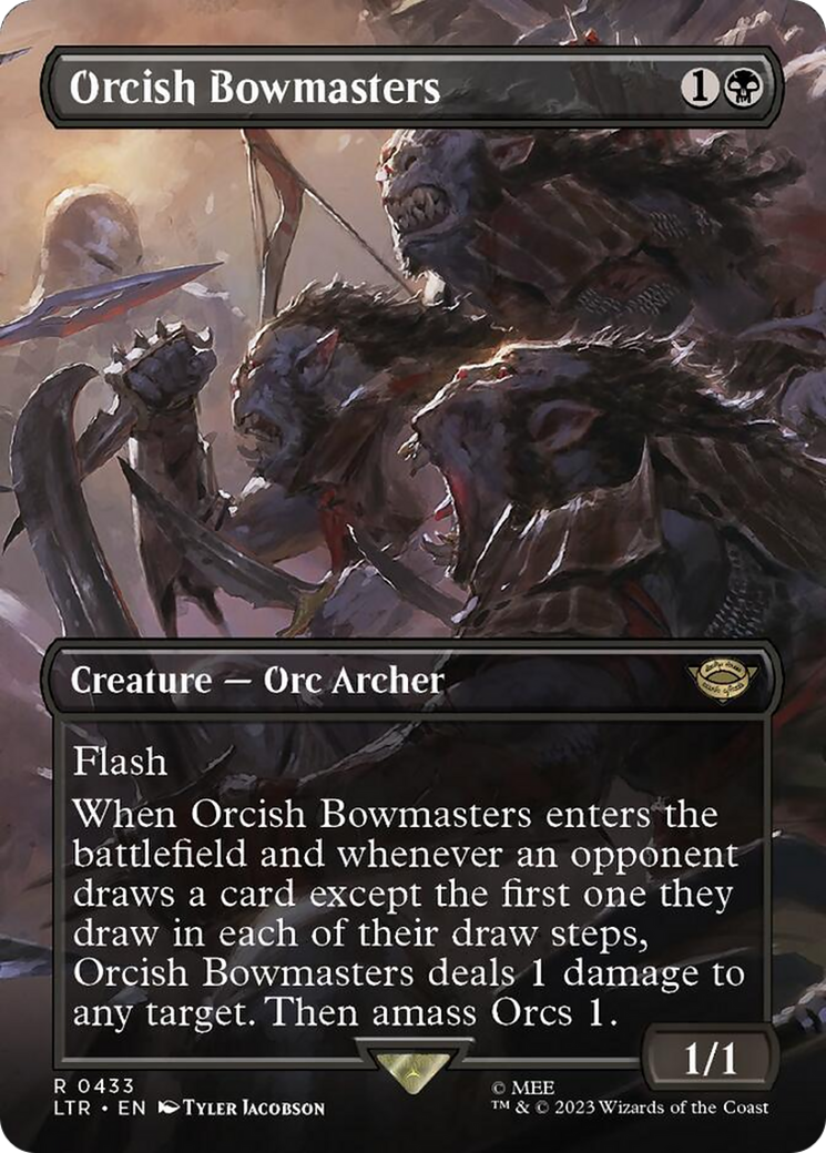 Orcish Bowmasters (Borderless Alternate Art) [The Lord of the Rings: Tales of Middle-Earth] | Empire Gaming NC