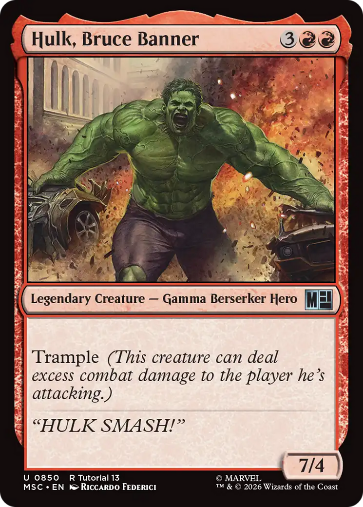Hulk, Bruce Banner (0850) [Marvel Super Heroes Commander] | Empire Gaming NC