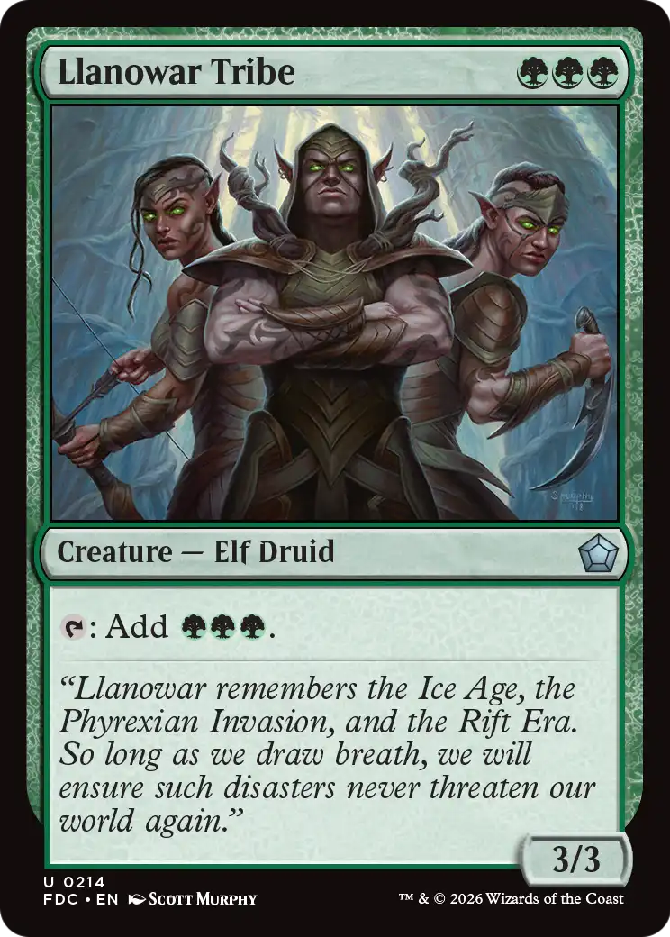 Llanowar Tribe [Foundations Commander] | Empire Gaming NC