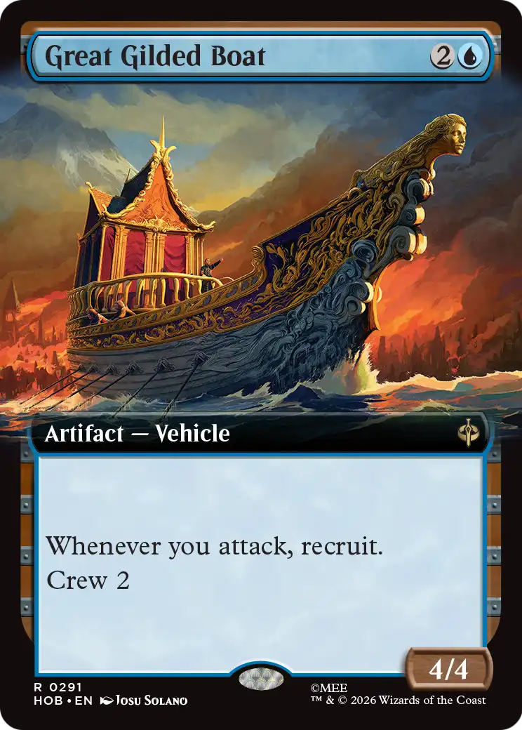 Great Gilded Boat (Extended Art) [The Hobbit] | Empire Gaming NC