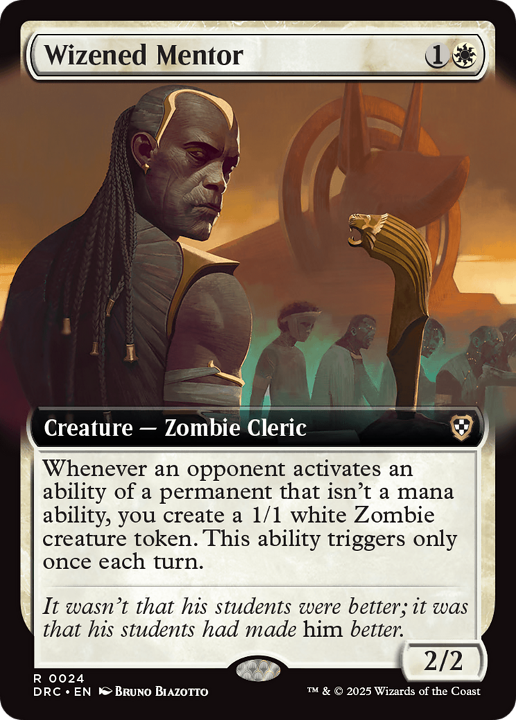 Wizened Mentor (Extended Art) [Aetherdrift Commander] | Empire Gaming NC